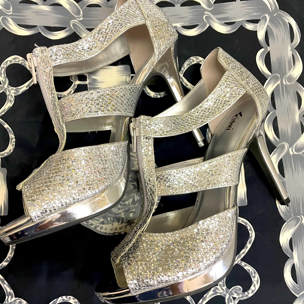 Zippered Open Toe Heel